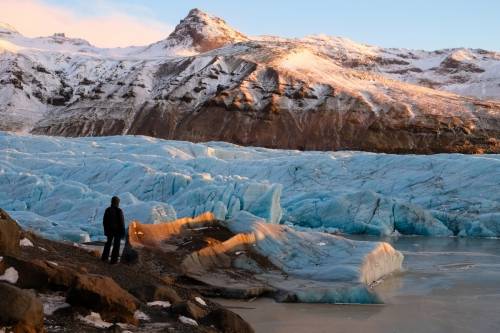 Svínafellsjökull Glacier in Vatnajökull National Park