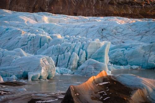 Svínafellsjökull Glacier in Vatnajökull National Park
