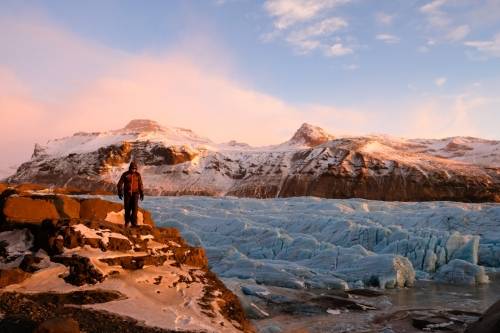 Svínafellsjökull Glacier in Vatnajökull National Park