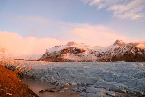 Svínafellsjökull Glacier in Vatnajökull National Park